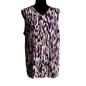 NWOT Chicos Convertible Ikat Tank Woman’s Size 3 Chicos 16 US